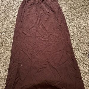 Wild Fable Red Maxi Pencil Skirt Casual